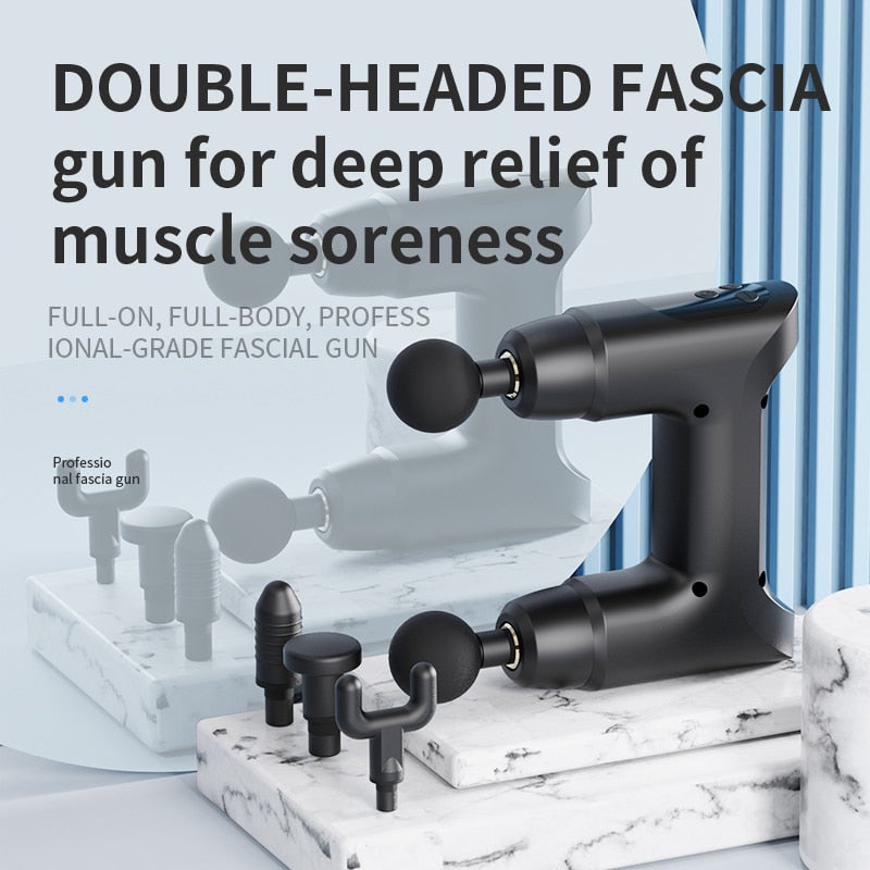 Double head massage gun therapy