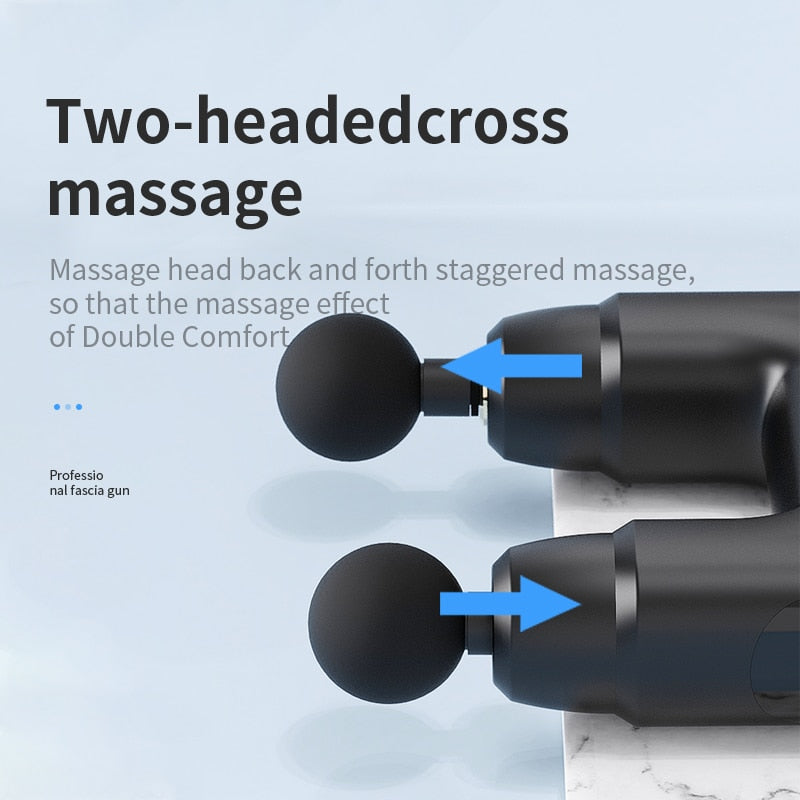 Double head massage gun therapy